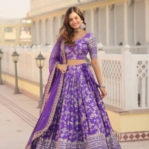 Bandhani Stitched Lehenga Choli