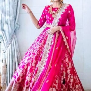 Self Design Semi Stitched Lehenga Choli