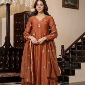 Women Viscose Rayon Kurta Pant Dupatta Set
